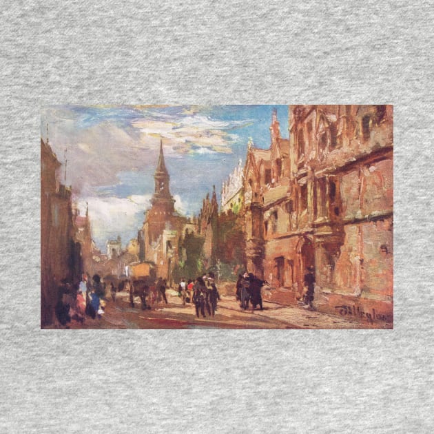 All Souls College & High Street, Oxford in the 1900s by artfromthepast